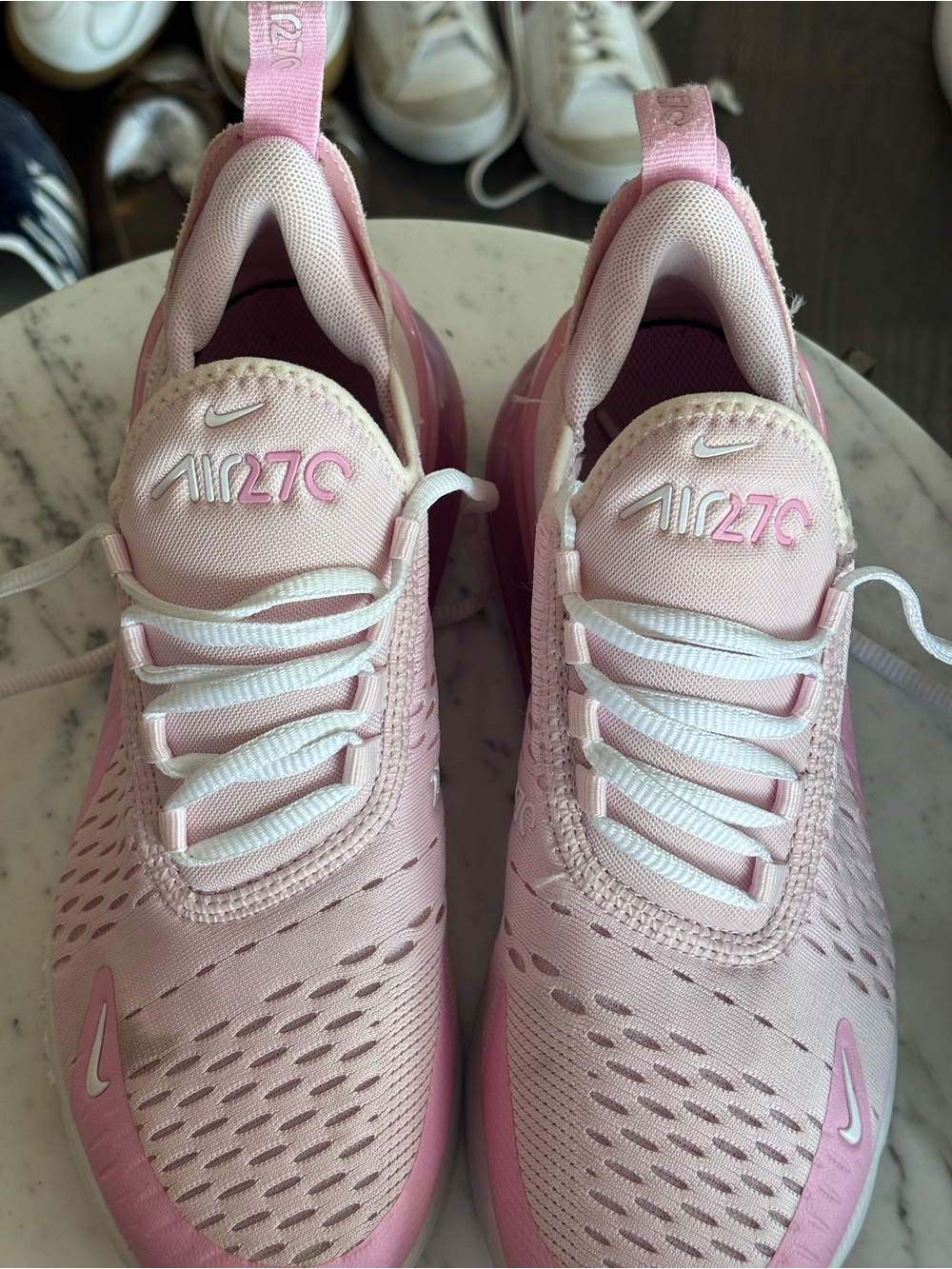 Nike Air Max 270 Pink White Sneakers Women’s Running Lifestyle Shoes